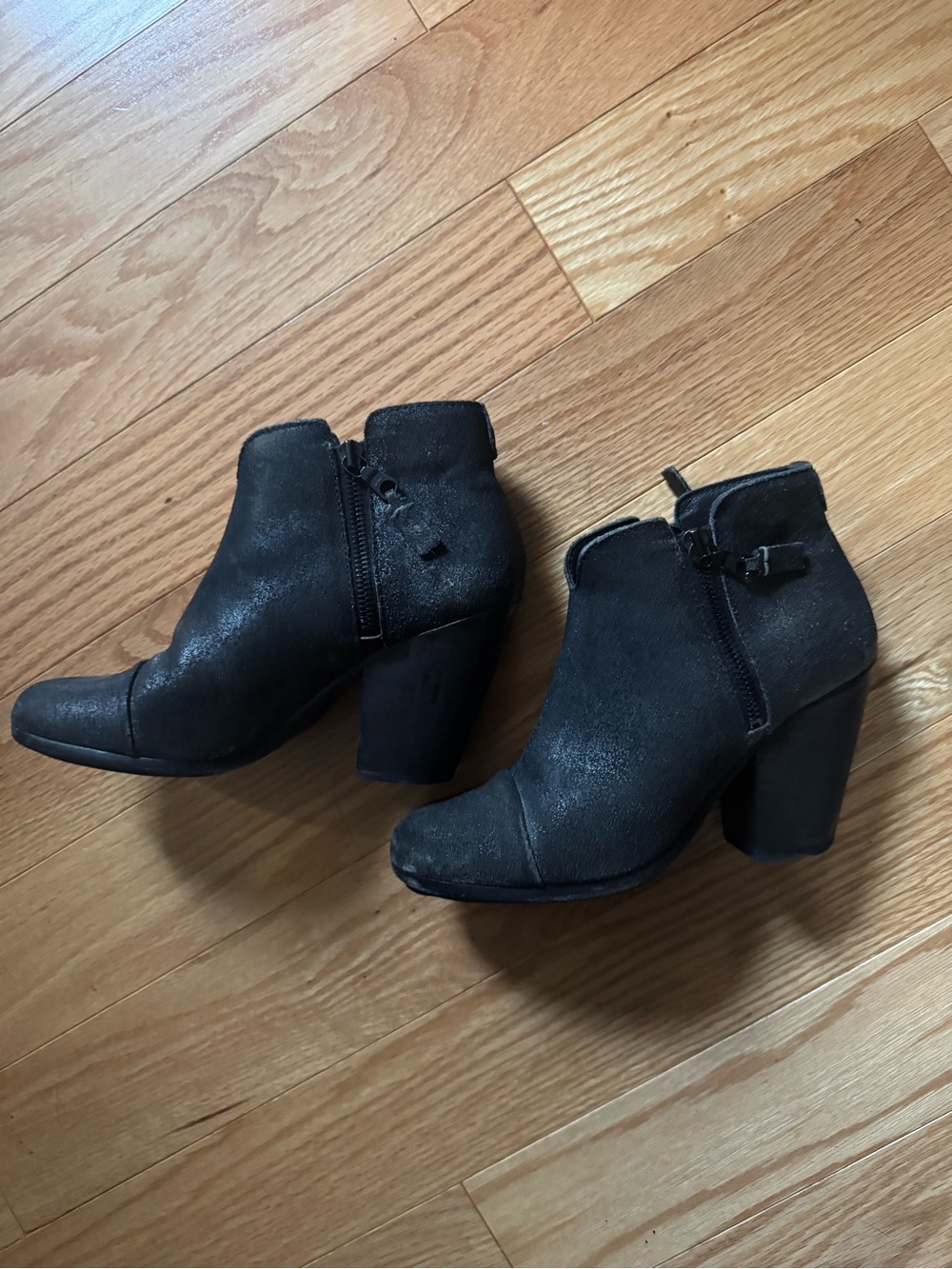 Rag and Bone Margot boots distressed black, Size 36